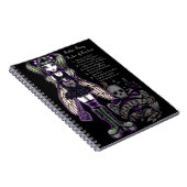 Sadie ordnet gotische Fliegen-feenhaftes Notizblock (Rechte Seite)