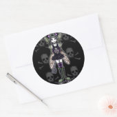 "Sadie" Punk Fly Fee Niedlich Skull Stickers (Umschlag)