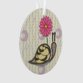 Sadie the Snail Acrylic Ornament (Vorderseite)