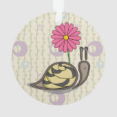 Sadie the Snail Acrylic Ornament (Rückseite)
