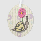 Sadie the Snail Acrylic Ornament (Vorderseite)