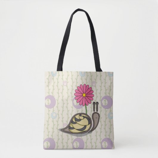 Sadie the Snail All-Over-Print Bag Tasche (Vorderseite)