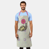 Sadie the Snail All-over Print Schürze (Getragen)