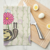 Sadie the Snail Kitchtuch Küchentuch (Viertel Falte)