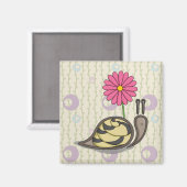 Sadie the Snail Magnet (Vorderseite/Rückseite)