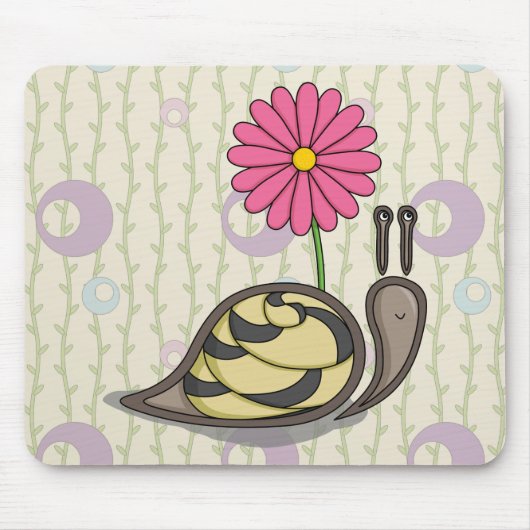 Sadie the Snail Mousepad (Vorne)
