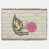 Sadie the Snail Throw Blanket Decke (Vorderseite)
