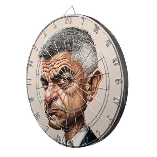 Sadiq Khan Dartboard Dartscheibe (Vorderseite rechts)