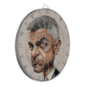 Sadiq Khan Dartboard Dartscheibe (Vorderseite Links)