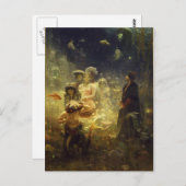 Sadko im Unterwasserreich Ilya Repin Mermaid Postkarte (Vorne/Hinten)