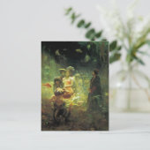 Sadko im Unterwasserreich von Ilya Repin Postkarte (Stehend Vorderseite)
