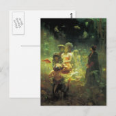 Sadko im Unterwasserreich von Ilya Repin Postkarte (Vorne/Hinten)