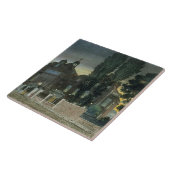 Sadlers Brunnen, 1826 (farbiger Stich) Fliese (Seite)