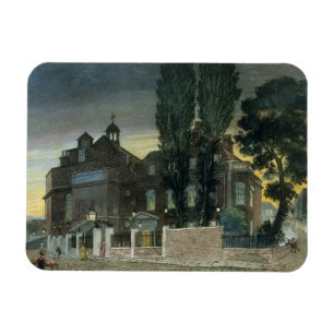 Sadlers Brunnen, 1826 (farbiger Stich) Magnet