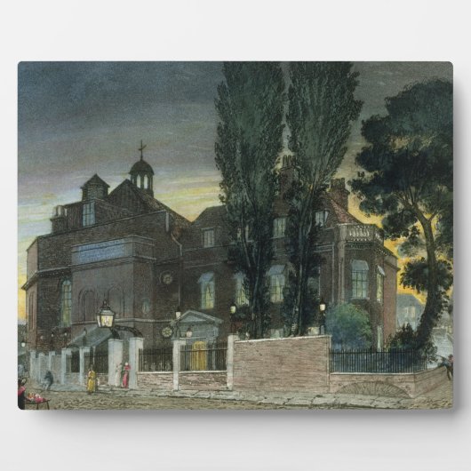 Sadler's Wells, 1826 (farbige Gravur) Fotoplatte (Vorderseite)