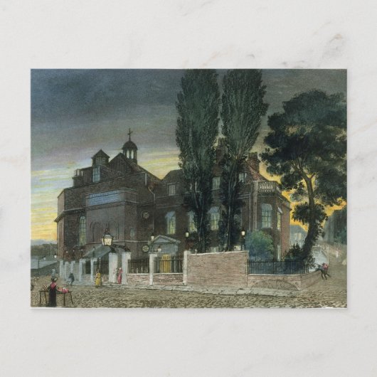 Sadler's Wells, 1826 (farbige Gravur) Postkarte (Vorderseite)