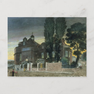 Sadler's Wells, 1826 (farbige Gravur) Postkarte