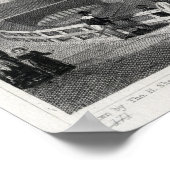 Sadler's Wells Theater, graviert von J. Garner Poster (Ecke)