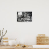 Sadler's Wells Theater, graviert von J. Garner Poster (Küche)