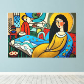 Sadness devours the soul leinwanddruck (Insitu (Holzboden))