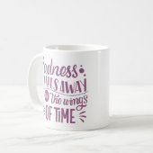 SADNESS FLIES AUF DEM WEG DER ZEIT KAFFEETASSE (Vorderseite Links)