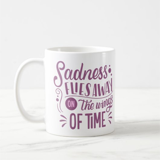 SADNESS FLIES AUF DEM WEG DER ZEIT KAFFEETASSE (Links)