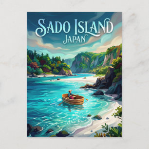 Sado-Insel Japan Postkarte