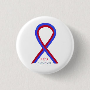 SADS Awareness Ribbon, benutzerdefinierte Button-T Button