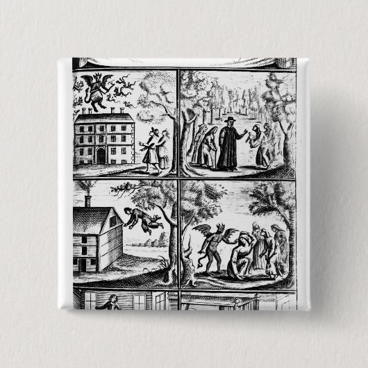 Saducismus Triumphatus, das zweite Teil Button (Vorderseite)
