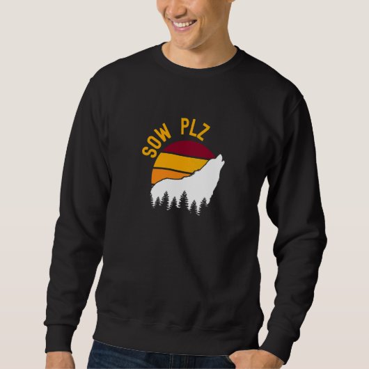 Säe Plz Retro Mmorpg Gaming Sweatshirt (Vorderseite)