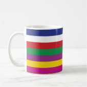 Saekdong koreanische glückliche sieben Streifen Kaffeetasse (Links)