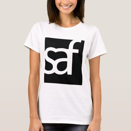 SAF-Logo T (Front u. Rückseite) T-Shirt (Vorderseite)