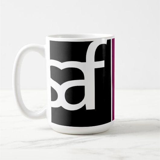 SAF-Logokaffee-Tasse Kaffeetasse (Links)