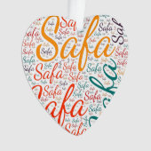 Safa Ornament (Vorderseite)