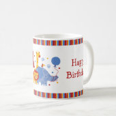 Safari-1. Geburtstags-Gewohnheits-Tasse Kaffeetasse (VorderseiteRechts)