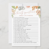 SAFARI 20 Fragen zum Kinderspiel der Eltern Einladung (Vorderseite)