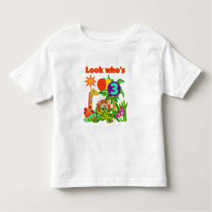 Safari-3. Geburtstags-T-Shirts und Geschenke Kleinkind T-shirt
