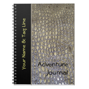 Safari-Abenteuer-Zeitschrift Notizblock