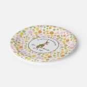 Safari Abstrakt Giraffe Print Tween Party Pappteller (Schrägansicht)