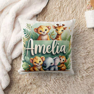 Safari Adventure Amelia Throw Kissen