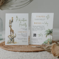 Safari Adventure Awaits | Alles in einer Babydusch