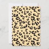 Safari Adventure Awaits Baby Shower scalloped Einladung (Rückseite)