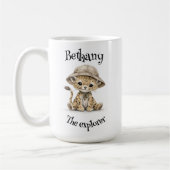 Safari Adventure Babies | Cute Watercolour Animals Kaffeetasse (Links)