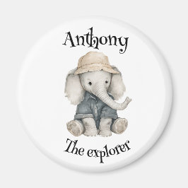 Safari Adventure Babies | Cute Watercolour Animals Magnet