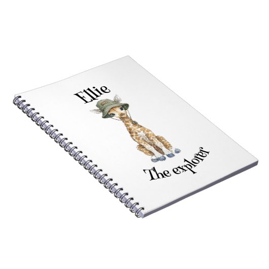 Safari Adventure Babies | Cute Watercolour Animals Notizblock (Rechte Seite)