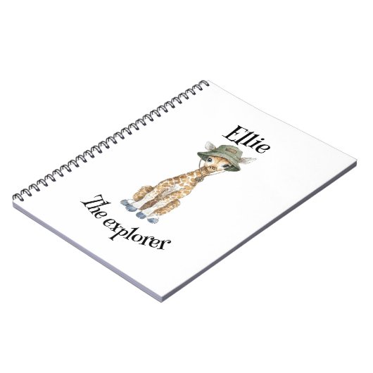 Safari Adventure Babies | Cute Watercolour Animals Notizblock (Linke Seite)