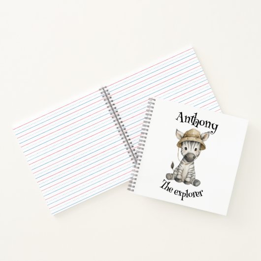Safari Adventure Babies | Cute Watercolour Animals Notizblock (Innenseite)