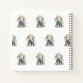 Safari Adventure Babies | Cute Watercolour Animals Notizblock (Rückseite)