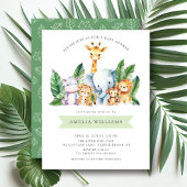 Safari Adventure Baby Shower Einladung
