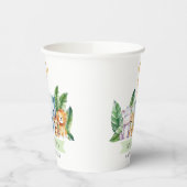 Safari Adventure Baby Shower Pappbecher (Links)